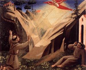St Francis receiving the stigmata Fra Angelico.jpg
